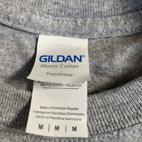 Gildan Heavy Cotton Graphic T-Shirt You Are A W Anchor Heather Gray Medium - Picture 7 of 9